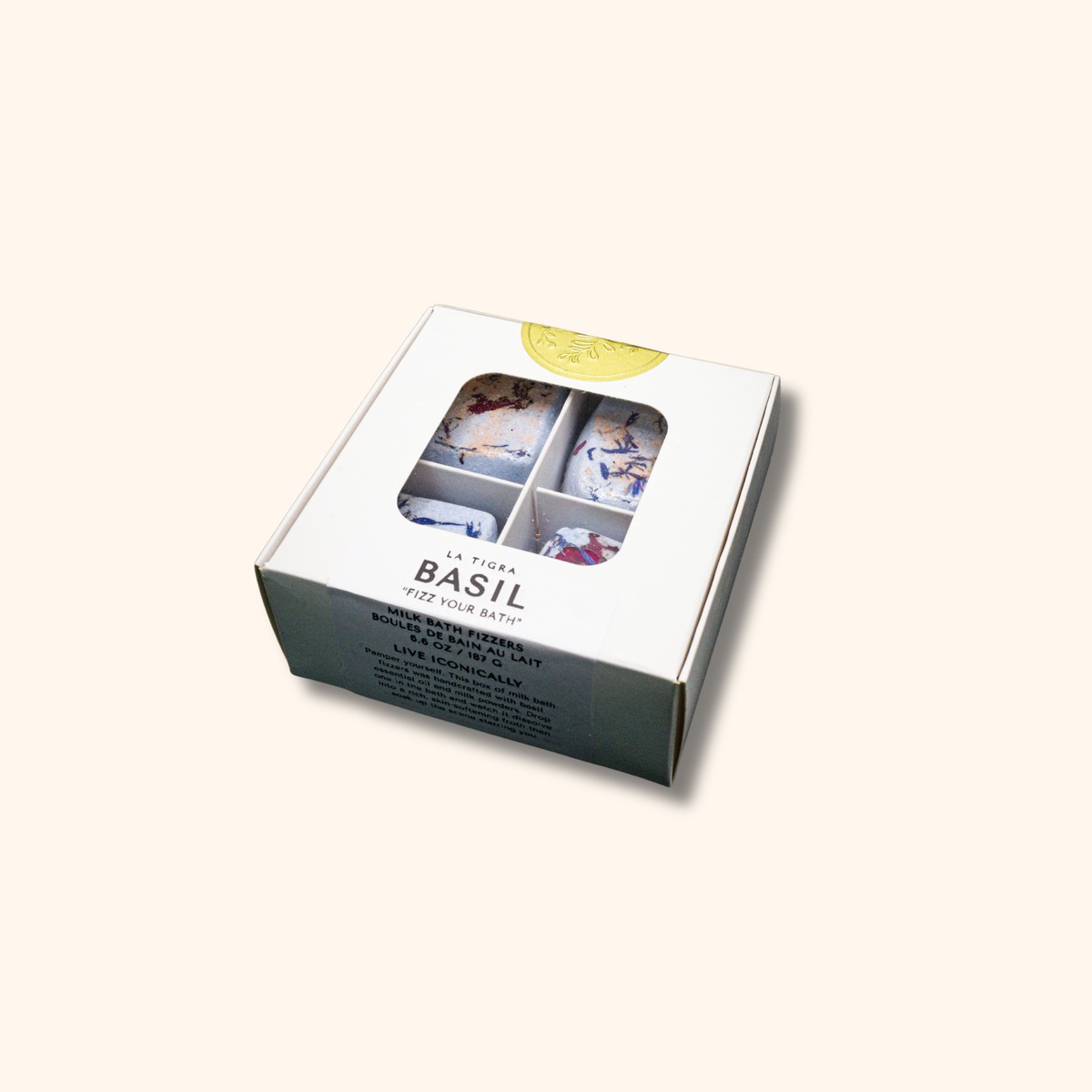 BASIL • MILK BATH FIZZER GIFT BOX
