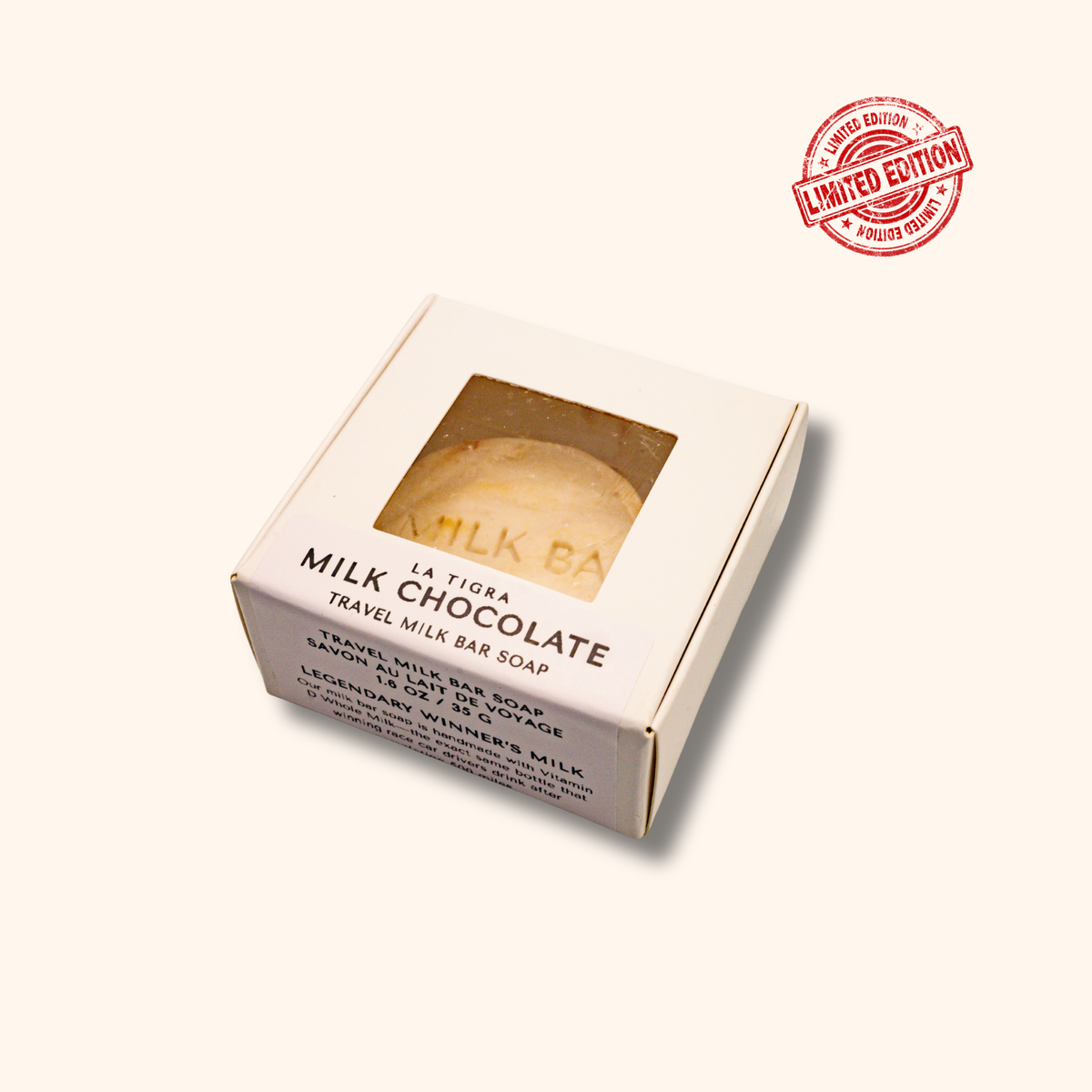 MILK CHOCOLATE • TRAVEL MILK BAR SOAP