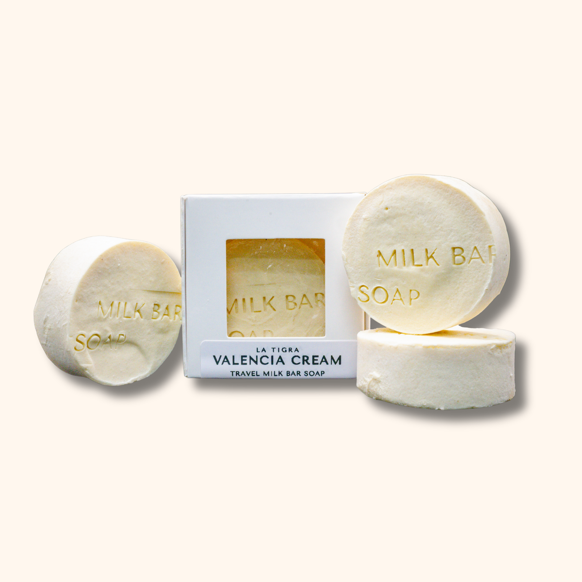 VALENCIA CREAM • TRAVEL MILK BAR SOAP